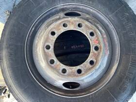 Hino 560.111108 2008 258 Used 22.5x8.25 Dually Steel Wheel Rim 10 Lug Shipped No Tire