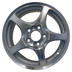 Honda 196743068435 Refurbished 16x6.5 Machined Champagne Silver Wheel Fits 2000-2003 S2000