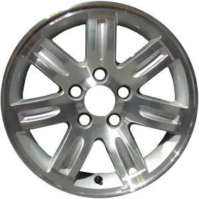42700scva62 Honda 16x6.5 7 Spoke Used Aluminum Wheel Machined And Painted Silver 560-63893 42700scva62 Honda 16x6.5 7 Spoke Used Aluminum Wheel Machined And Painted Silver 560-63893
