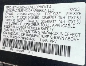 560-60324 Honda Wheel 17x7-1/2 Steel Fits 23 Cr-v 3586987