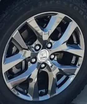 560-63635 Honda 2022 Ridgeline Oe Wheel 18x8 5 Spoke V Black With Machined Accents