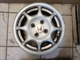 560-63723 Honda Wheel 13x5 Alloy 8 Spoke Vx Fits 92-95 Civic 563455