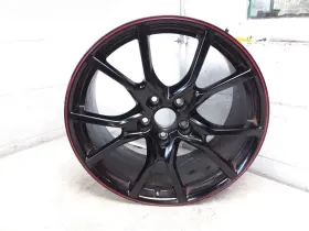 560-64116 Honda Wheel 20x8-1/2 Alloy Gloss Black Red Stripe Fits 17-21 Civic A- Condition