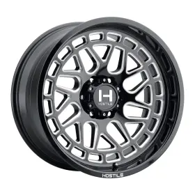 H122-2414655045b Hostile 4x Reaper 24x14 6x139 Satin Black Finish Wheels For 6lug Gmc/chevy