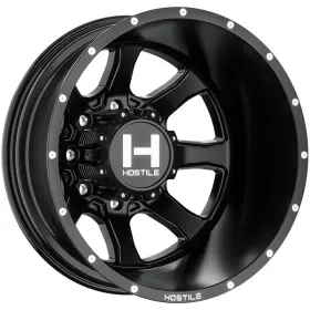 H403-20828200-221bb Hostile H403 Kodiak Dually Rear 20x8.25 8x200 Satin Black Wheel Rim 20 Inch