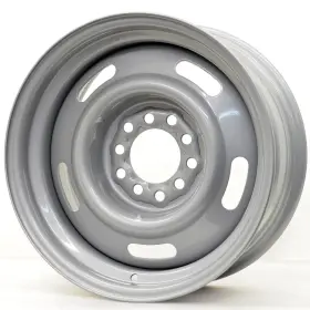 1526179240b Hot Rod Hanks Blem - 55 Rally Rim 15x6 5x114.3/5x120.65 Et6 Silver Qty Of 1