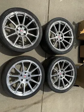 12095140 Hre Wheels 19 Inch 5x120 P43sc Wheel Set Damaged