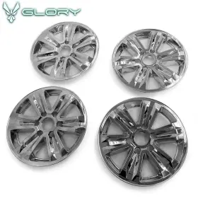 7965p-c Hyper Glory Fits 2015-2020 Ford F-150 F150 17 Inch Auto Wheel Covers Hubcaps Rim Chrome Abs 4pcs