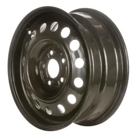 560-70811 Hyundai 196743154855 Reconditioned 16x6.5 Painted Black Wheel Fits