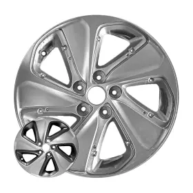 52905e6210 Hyundai Refurbished Painted Silver Aluminum Wheel 17 X 7