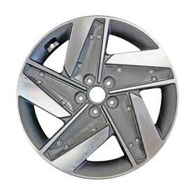 Hyundai 52905m5420 70965 Oem Reconditioned Aluminum Wheel 19x7.5 Machined And Charcoal Metallic