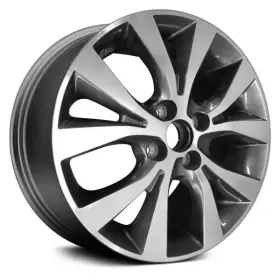 529101r650 Hyundai 2015 2016 2017 Accent 16x6 Oem Wheel Rim 70867 Cnc Charcoal