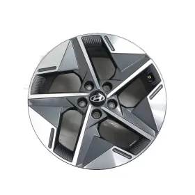 52910n7620 Hyundai 1 Wheel Rim For 2025 Tucson Oem 18x7.5 Mach Charcoal