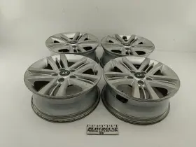 560-70752 Hyundai Tiburon Set Of Four Wheel Rims 16x6.5 Inch Alloy 15 Spoke Fits 2007 2008 07