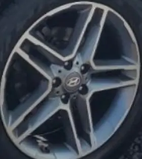 560-70912b Hyundai 2017 Santa Fe Oe Wheel 19x7-1/2 Lwb 3.3l Excl. Tpms