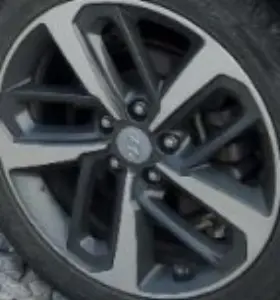 560-71004 Hyundai 2021 Kona Oe Wheel 18x7-1/2 5 Y Spoke Black