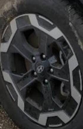 Hyundai 560-71091 2024 Santa Fe Oe Wheel Gasoline 18x7-1/2 Black