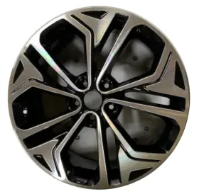 56070948 Hyundai 1 Wheel Rim For Santa Fe Recon Oem Nice Black Machined