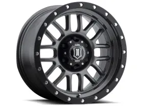 1217857347gm Icon Ico Alpha Wheels 17x8.5 5x5 0mm Gunmetal