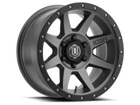 Icon 1818908350tt Rebound Fits 18x9 6x5.5 0mm Offset 5in Bs 106.1mm Bore Titanium Wheel
