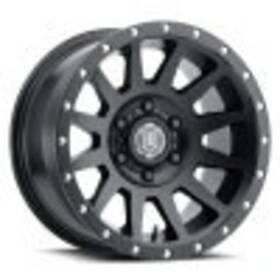 Icon 2017857345sb 17x8.5 Ico Compression Wheel 5x5 -6mm Satin Black