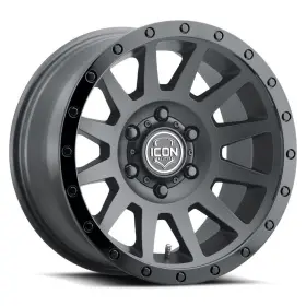 2017859057db Icon Alloys Compression Dbl Blk - 17 X 8.5 / 6 5.5 25mm 5.75 Inch