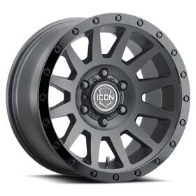 Icon Alloys 2018908350db Compression Dbl Blk - 18 X 9 / 6 5.5 Mm 5 Inch Bs
