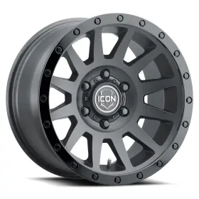2018908350db Icon Alloys Compression Dbl Blk - 18 X 9 / 6 5.5 Mm 5 Inch Bs