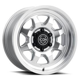 Icon Alloys 8117856547sm Nuevo Silver Machined 17 X 8.5 5 4.5 0mm Offset 4.75 Inch Bs