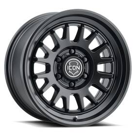 Icon Alloys 8217855557sb 17x8.5 Anza Satin Black Wheels 5x150 25mm Set Of 4