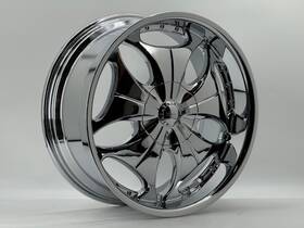 Incbus 525290055 14c 4pc 20 Inch Wheels Style 525 20x9 Et 14 Chrome Finish 5x115 / 5x120 #17cl