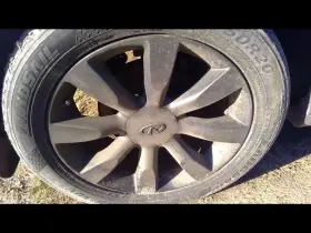 560-73678b Infiniti Wheel 20x8 Alloy 8 Shaved Flat Spoke Fits 04-08 Fx Series 531997