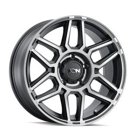 Ion 146-7973tm 17x9 Type 146 Matte Black With Machined Dark Tint Wheel 5x5 0mm