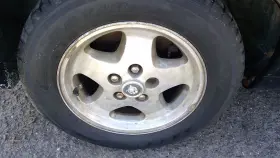 560-59681 Jaguar Rim Wheel 16x7 Alloy With Exposed Lug Nuts 5 Spoke Fits 98-99 Xj8 819173