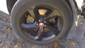 560-59969a Jaguar Wheel 19x8-1/2 Alloy 5 Spoke Black Fits 17-21 F-pace 1395282