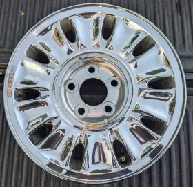 Mna6113cb Jaguar Good Used 95 96 97 Xj6 Xj12 Xj8 16 Inch Turbine Chrome Wheel