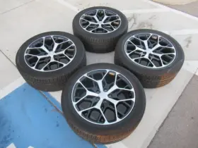04755345aa Jeep 2022-2025 Grand Cherokee L Oem Factory 21 Inch Wheels Rims Black/machined Tires
