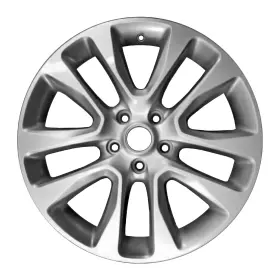 560-09168 Jeep 196743083148 Reconditioned 20x8 Painted Light Silver Metallic Wheel Fits