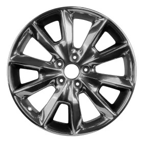 Jeep 196743223612 18x7 5 Double Spoke Wheel Alloy Polished And Painted Medium Charcoal Metallic