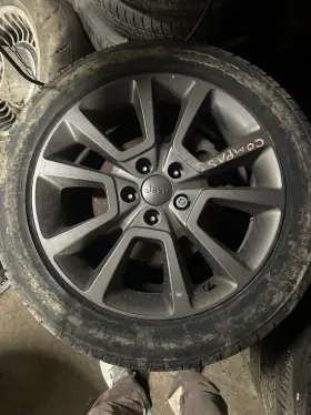 Holl9126b Jeep 1jx8 2017 Compass 18 X 7 1/2 Aluminum Wheel All Gray.