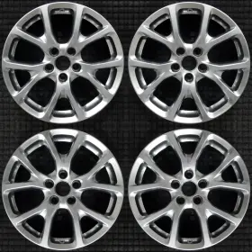 1ut90dd5aa Jeep Cherokee Hyper Silver 17 Inch Oem Wheel Set 2014 To 2018