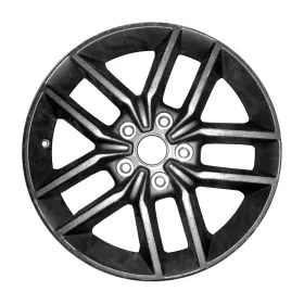 4755529aa Jeep 18x8 10 Spoke Used Alloy Wheel Polished And Painted Dark Charcoal Metallic 09164