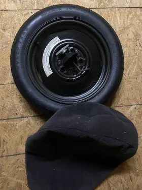 52000019 Jeep 1984-2001 Oem Cherokee Compact Spare Tire 16x4 Wheel Donut With Cover And Latch