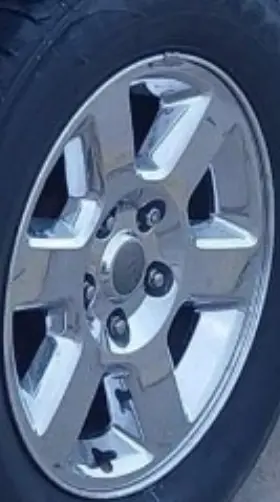 560-09066a Jeep 2006 Commander Oe Wheel 17x7-1/2 6 Spoke Chrome Clad