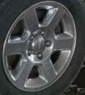 560-09066b Jeep 2007-2008 Commander Oe Wheel 17x7-1/2 6 Spoke Platinum-clad Darker Tint Of