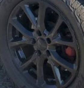 Jeep 560-09176 2018 Cherokee Oe Wheel 17x7 Black