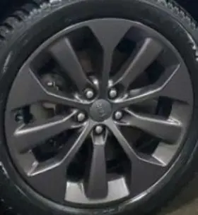 560-09206 Jeep 2019 Cherokee Oe Wheel 19x7-1/2 Polished With Hyper Black Opt Wsx