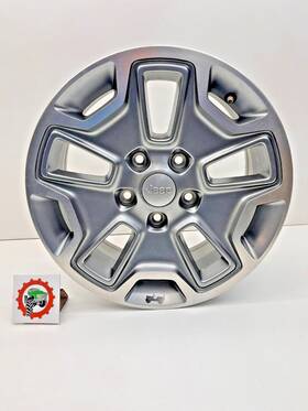 Jeep 5lw63trmaa 14-17 Jk Wrangler Rubicon 17x1/2 Gray W Machined 10 Slot Wheel