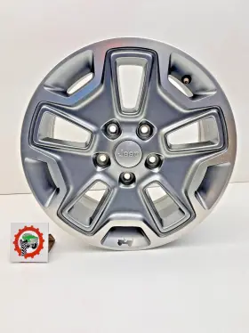 5lw63trmaa Jeep 14-17 Jk Wrangler Rubicon 17x1/2 Gray W Machined 10 Slot Wheel