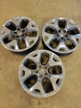5vc28trmaa Jeep Used 18 Inch Compass Wheel Rim Oem Stock Gray Polished 2017-20